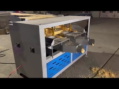 Производственная цена двойные головы паллетные решетка лезвия / деревянная палетная решетка машина