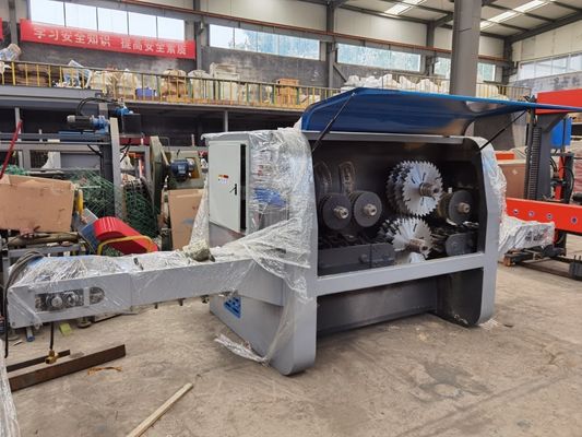 Round Log Timber Multiple Multi Blade Rip Saw wWood Cutting Saw Machine