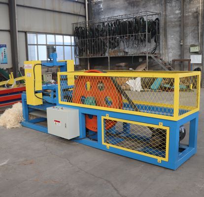 Length 500mm Logs Processing Wood Wool Machine Firelighter Making