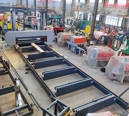 Dia 2500mm CNC Horizontal Automatic Wood Bandsaw Machine Band Saw For African Log Cutting