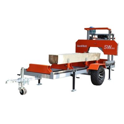 Sw26 Portable Horizontal Sawmill  Max Cutting Width 660mm Band Saw