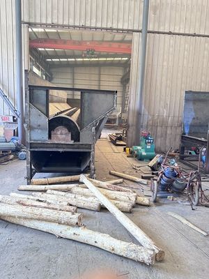 Wood Peeling Machine Single Roller Double Roller Furniture Automatic Electric Wood Debarker