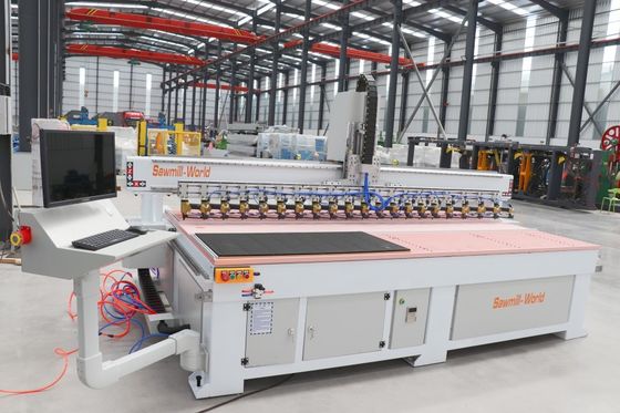 Customized Sizes 600 By 2400mm Wall Panel Sound Absorption Acoustic Panel Nailing Machine For Sale