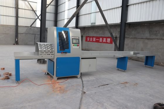 Wood Pallet Machine Automatic Plank Cut off Saw Machine Siemens PLC Touching Screen