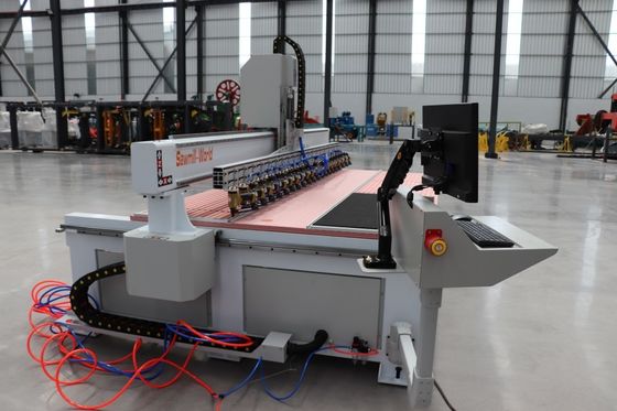 Decoration Board Sound Proof Acoustic Ceiling Wooden Sound insulation Panel Nailing Machine