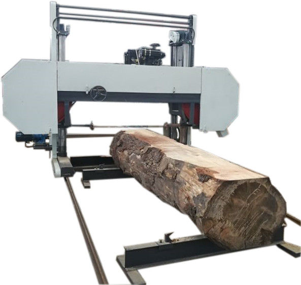 Wood tree cutting big horizontal diesel wood sawmill,Horizontal Bandsaw Mill