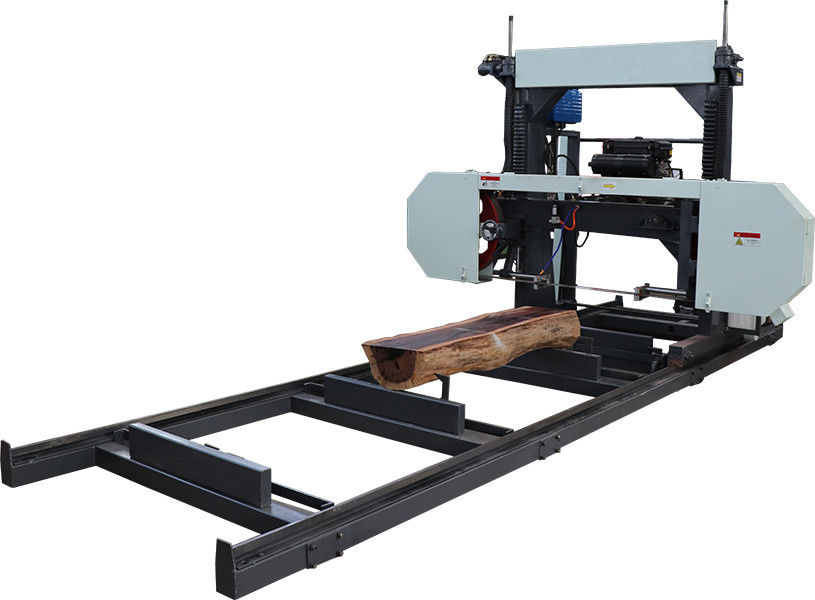 MJ1000 diesel portable sawmill,wood working horizontal band saw mills, log cutting bandsaw