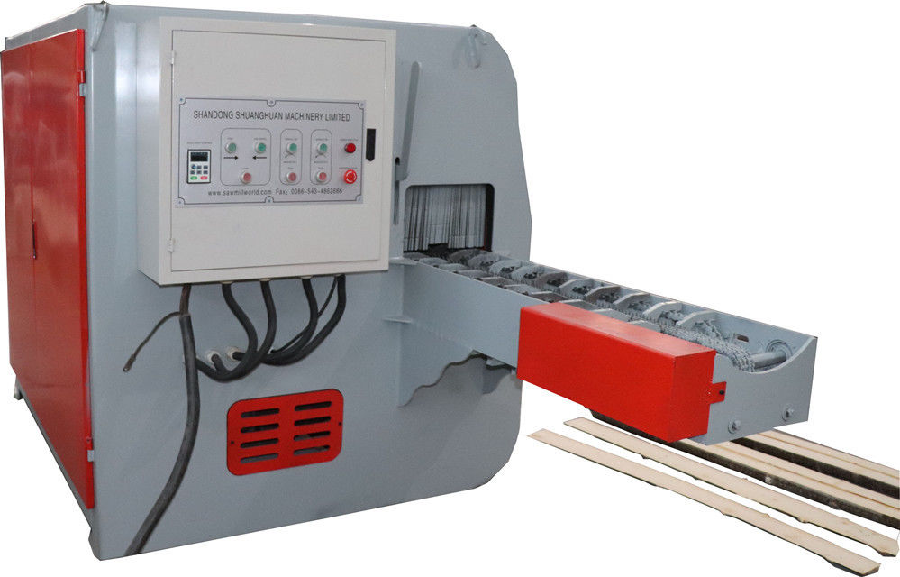 450mm Multi Rip Saw Machine Round Hardwood Logs Gang Rip Saw