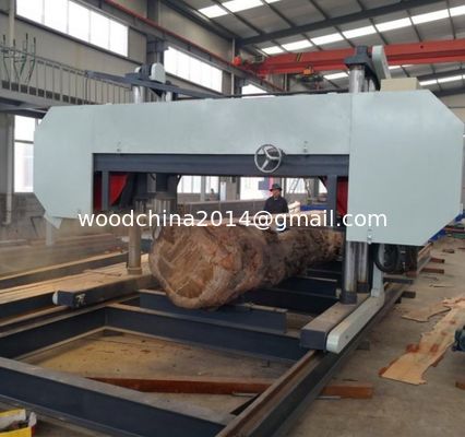 Диа 2500 мм CNC горизонтальная автоматическая деревянная ленточная пила для африканской резки бревен