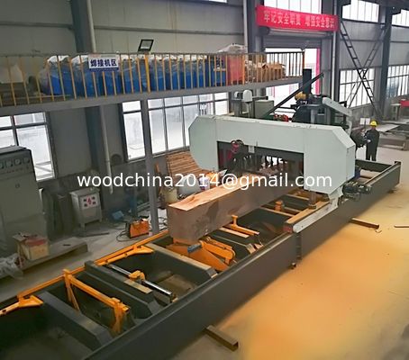 MJH1500E Wood Cutting Sawmill Fully Automatic Hydraulic Horizontal Band Saw