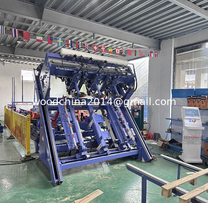 Automatic Wood Pallet Nailer Machine, Wood Pallet Nailing Machine With 4 Nail Guns