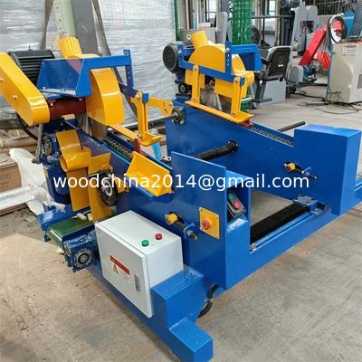 Качественные лесопильные заводы машина отделки конца двойника Woodworking, поперечная резка доски паллета увидели