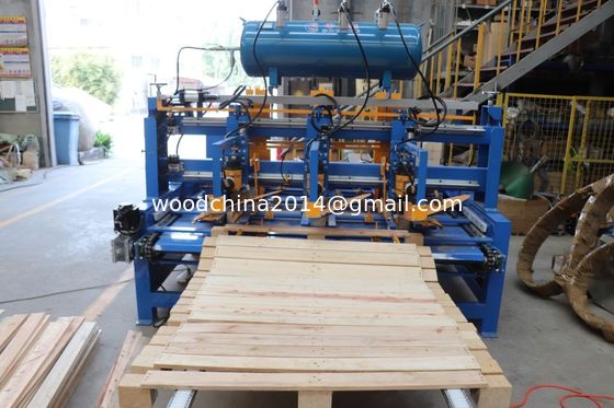 Factory price automatic wood pallet nailing machine Euro pallet production line Wood stringer pallet making machine