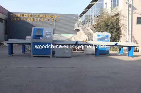 Electric Wood Cross Cut Off Saw Machine / Automatic Wood Cross Cutter Saw Mill / Wood Timber Cutting Saw