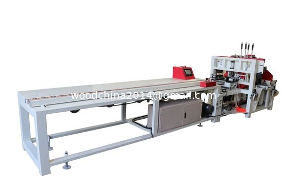 7.5KW Автоматическая CNC деревянная паллетная ступня пирс изготовления машины для 40-120 мм толщины 40-100 мм ширины