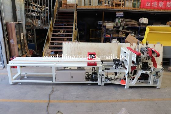 7.5KW Автоматическая CNC деревянная паллетная ступня пирс изготовления машины для 40-120 мм толщины 40-100 мм ширины