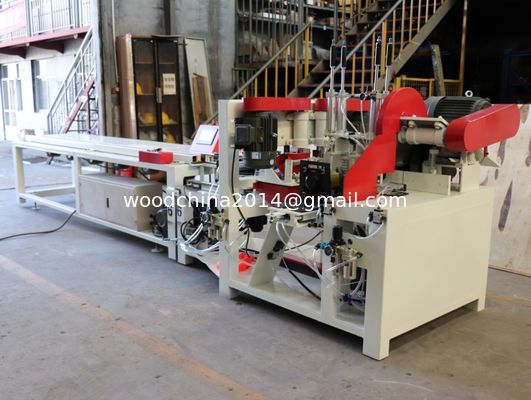 7.5KW Automatic CNC Wooden Pallet Foot Pier Making Machine For 40-120MM Thickness 40-100MM Width