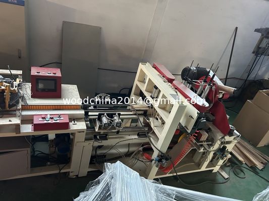7.5KW Автоматическая CNC деревянная паллетная ступня пирс изготовления машины для 40-120 мм толщины 40-100 мм ширины