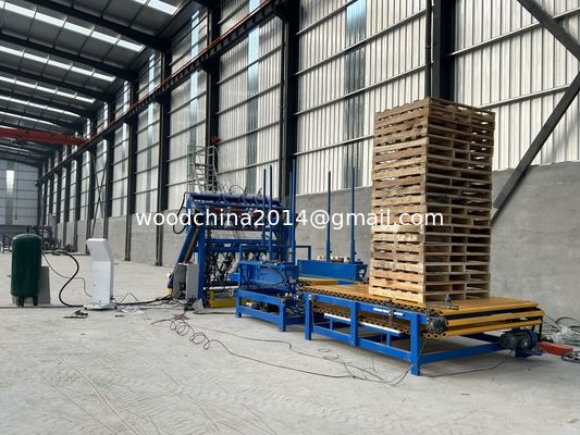 Полуавтоматическая американская машина для забивания паллет
