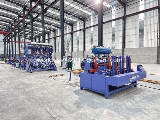 Euro Wood Block Pallet Making Machine 4 Стронгер с системой сборки паллетных гвоздей