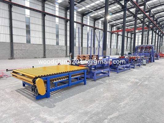 Euro Wood Block Pallet Making Machine 4 Стронгер с системой сборки паллетных гвоздей