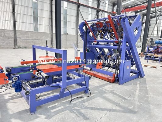 Euro Wood Block Pallet Making Machine 4 Стронгер с системой сборки паллетных гвоздей