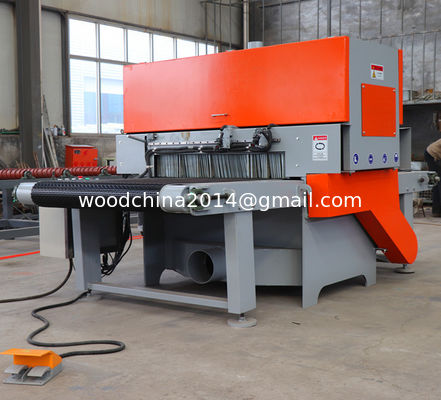 Automatic Belt Feeding Twin Circular Blades Board Edger Sawmill Machine Width 1000mm