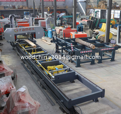 MJH1500E Wood Cutting Sawmill Fully Automatic Hydraulic Horizontal Band Saw